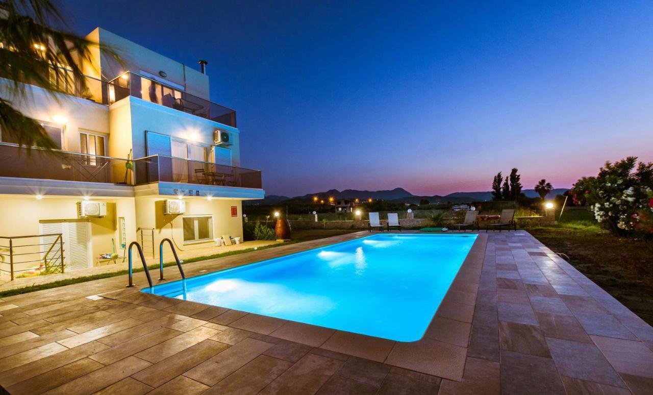 Martimi Apartments - 200M From Drapanias Beach - Pool - Hot Tub - Sauna - Bbq กิสเซมอส ภายนอก รูปภาพ